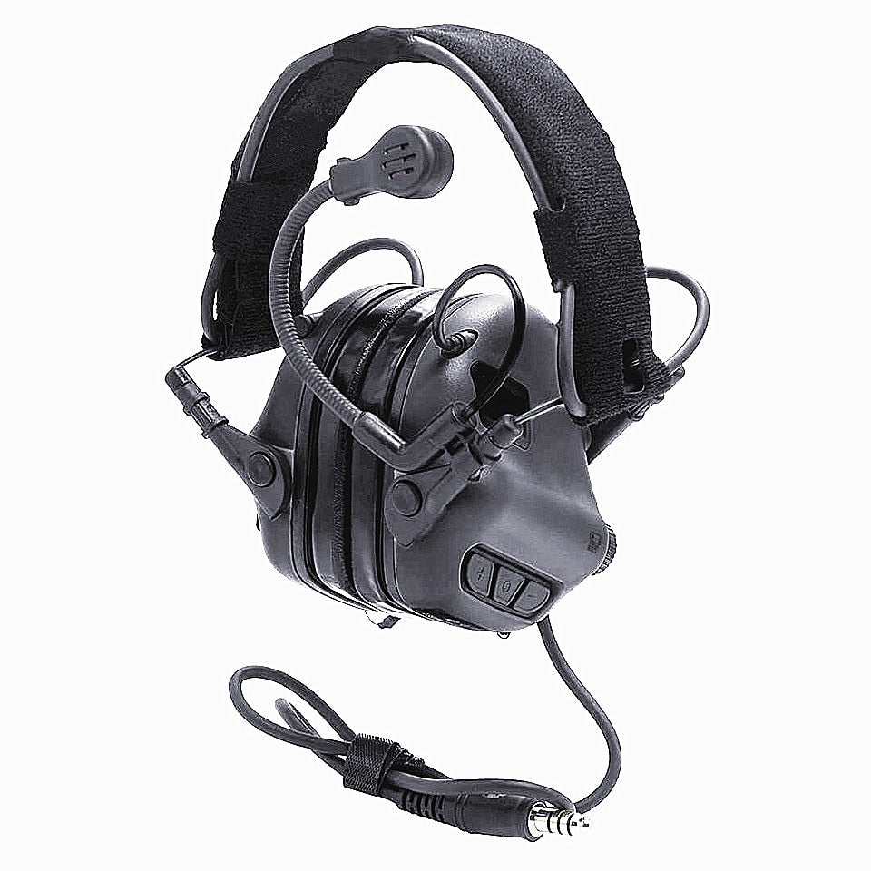 EARMOR M32-Mark3 MilPro Black Communication Shooting Noise