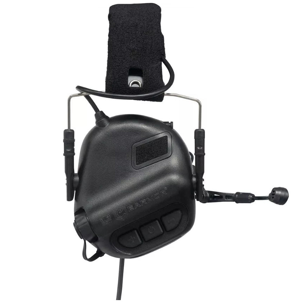 EARMOR M32 MOD3 Tactical Headset & M52 PTT Set Shooting Noise