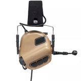 EARMOR M32 MOD4 Tactical Headset Communication ShootingNoise clearance - Coyote Brown