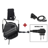 EARMOR Military Tactical Headset M32 MOD4 & PTT Adapter One Set