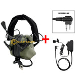 EARMOR M32 MOD4 Tactical Headset & M52 PTT One Set Fit for Military and Shooting Noise Canceling Headphones