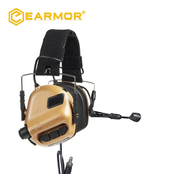 EARMOR Tactical headset M32 Noise Canceling Headphones Military Aviation