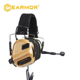 EARMOR Tactical headset M32 Noise Canceling Headphones Military Aviation