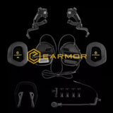 EARMOR RAC Headset M32X Mark3 MilPro Electronic Communication Hearing Protector