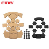 FMA Dual Layer Memory Foam Helmet Pad Absorbent Breathable Removable TB1478