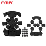 FMA Dual Layer Memory Foam Helmet Pad Absorbent Breathable Removable TB1478