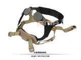 FMA Lux Liner with Worm Dial Kit Suspension System + Premium Memory Foam + Helmet Foam