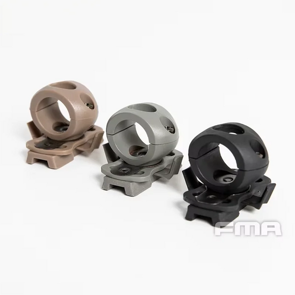 FMASingle-Clamp Rail Adapter 0.83 Inch Universal Laser Camera Flashlight Helmet Clamp TB368