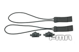 FMA Goggle Bungee Velcroes Quick Strap Kit Professional Lightweight Tactical Helmet Goggles Accessories TB793