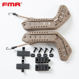 FMA ARC Rails - FAST XP & HC High Cut Outdoor Helmet Equipment Component Rail Kit TB290