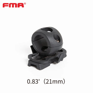 FMASingle-Clamp Rail Adapter 0.83 Inch Universal Laser Camera Flashlight Helmet Clamp TB368