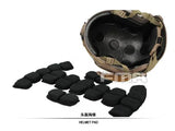 FMA Lux Liner with Worm Dial Kit Suspension System + Premium Memory Foam + Helmet Foam