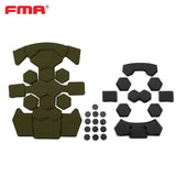 FMA Dual Layer Memory Foam Helmet Pad Absorbent Breathable Removable TB1478