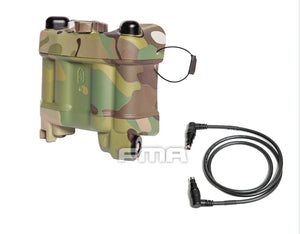 FMA NVG Battery Power Supply BNVD Type Cable IR Infrared Strobe Battery Box Functional Version Tactical Gear