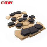 FMA Dual Layer Memory Foam Helmet Pad Absorbent Breathable Removable TB1478