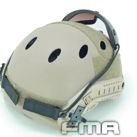 FMA Goggle Bungee Velcroes Quick Strap Kit Professional Lightweight Tactical Helmet Goggles Accessories TB793