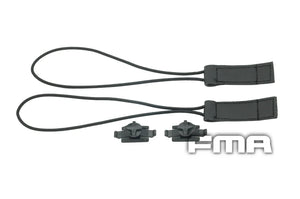 FMA Goggle Bungee Velcroes Quick Strap Kit Professional Lightweight Tactical Helmet Goggles Accessories TB793