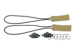 FMA Goggle Bungee Velcroes Quick Strap Kit Professional Lightweight Tactical Helmet Goggles Accessories TB793