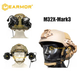 EARMOR RAC Headset M32X-Mark3 MilPro Electronic Communication Headphone