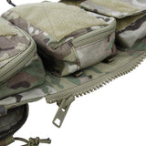 TMC Tactical Zipper Pouch Bag Zip Panel NG Version Multicam for Military Vest