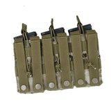 FMA Triple Molle M4 556 Magazine Pouch for Tactical Vest Storage Bag