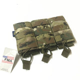 FMA Triple Molle M4 556 Magazine Pouch for Tactical Vest Storage Bag