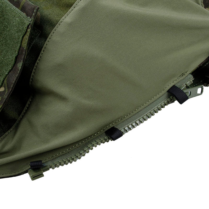 TMC Military Airsoft Tactical Vest Zipper Pouch Zip Panel