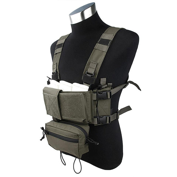 TMC SS Micro Low Profile Light Fight Combat Chest Rig Tactical Vest