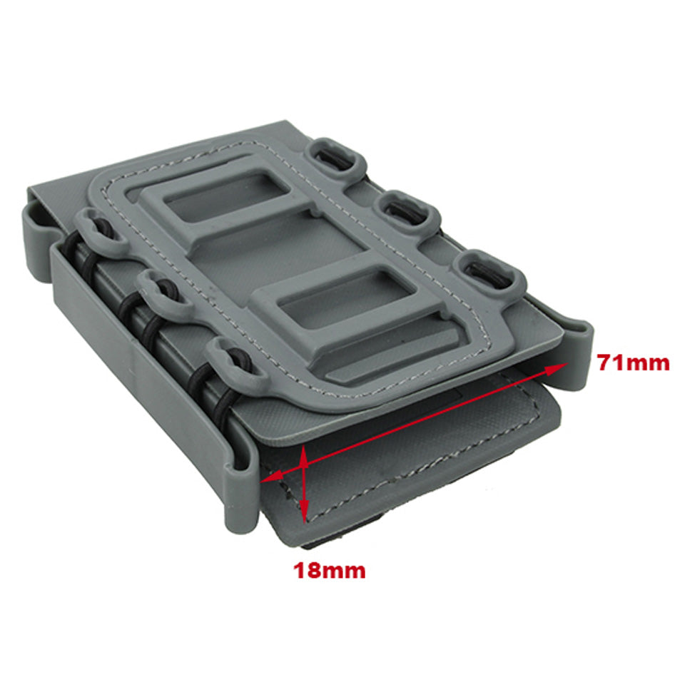 thumbnail image 2 of MOLLE Magazine Pouch - Holds 5.56, 7.62, Or 9mm Mags, Tactical Dump Pouch For Vest/Belt 2 of 13