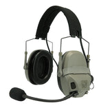 FCS Military AMP Tactical Helmet-mounted Pickup Noise Reduction Headphones