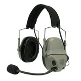 FCS Military AMP Tactical Helmet-mounted Pickup Noise Reduction Headphones