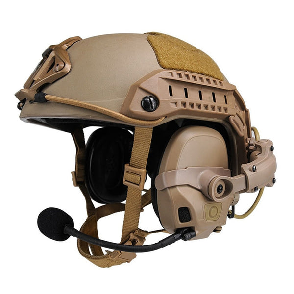 FCS Military AMP Tactical Helmet-mounted Pickup Noise Reduction