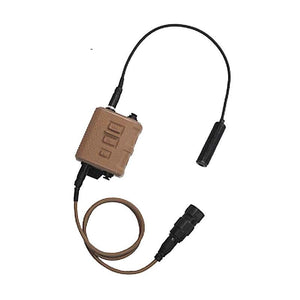 Military Tactical Headset V60 PTT Adapter Kit Transmitter Receiver Connector