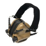 OPSMEN EARMOR M31 MOD4 Tactical Headset Shooting Noise Canceling - Coyote Brown
