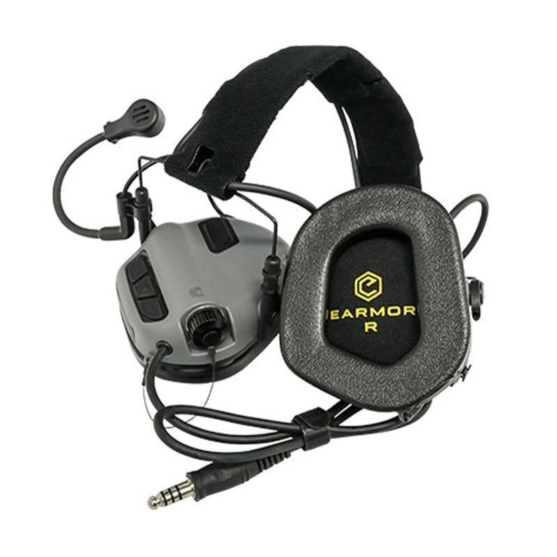 EARMOR M32-Mark3 MilPro Black Communication Shooting Noise