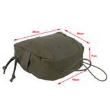 TMC Airsoft Carrier Drop Pouch Bag for Tactical Vest Belly Bag Chest Rig Plate Hang