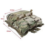 TMC 2022 New FPC Style Vest Special Zipper Back Panel Pouch Multicam TMC3549