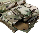 TMC 2022 New FPC Style Vest Special Zipper Back Panel Pouch Multicam TMC3549