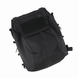TMC Military Airsoft Tactical Vest Zipper Pouch Zip Panel Back Pack