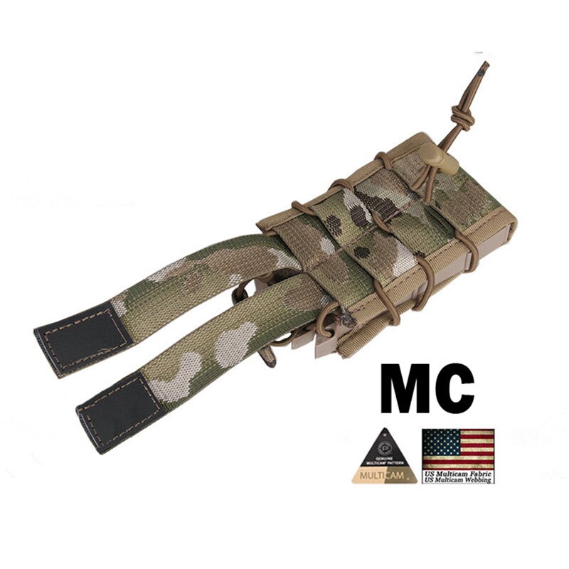 Acheter Pochette tactique Molle Mag pour magazines, porte-pochette  élastique ouvert Triple Mag pour M4 M14 M16 Ak Ar