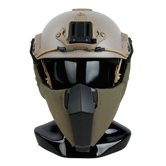 TMC Military Green Guide Rail Connection Mask