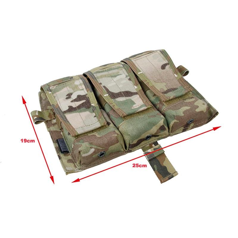 TMC M4 TRIPLE MAG Pouch Multicam Bag for Tactical AVS Vest Molle