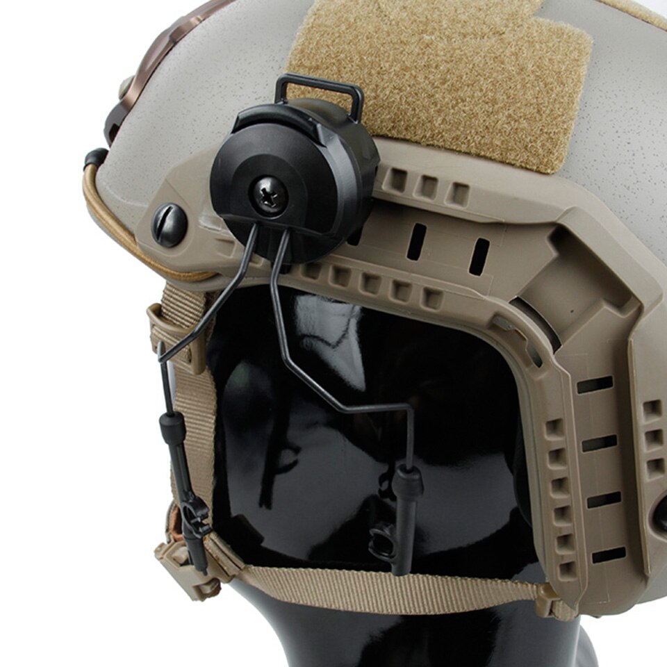 arc rail goggle adapter TMC Tactical ARC Rail Adapter Set Comtac Headset Holder Helmet Accessories – TMC Tactical Gear