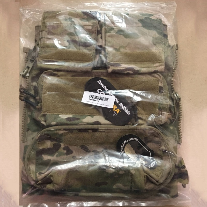 TMC New Tactical Vest Zipper Pouch Multicam Limited Edition for