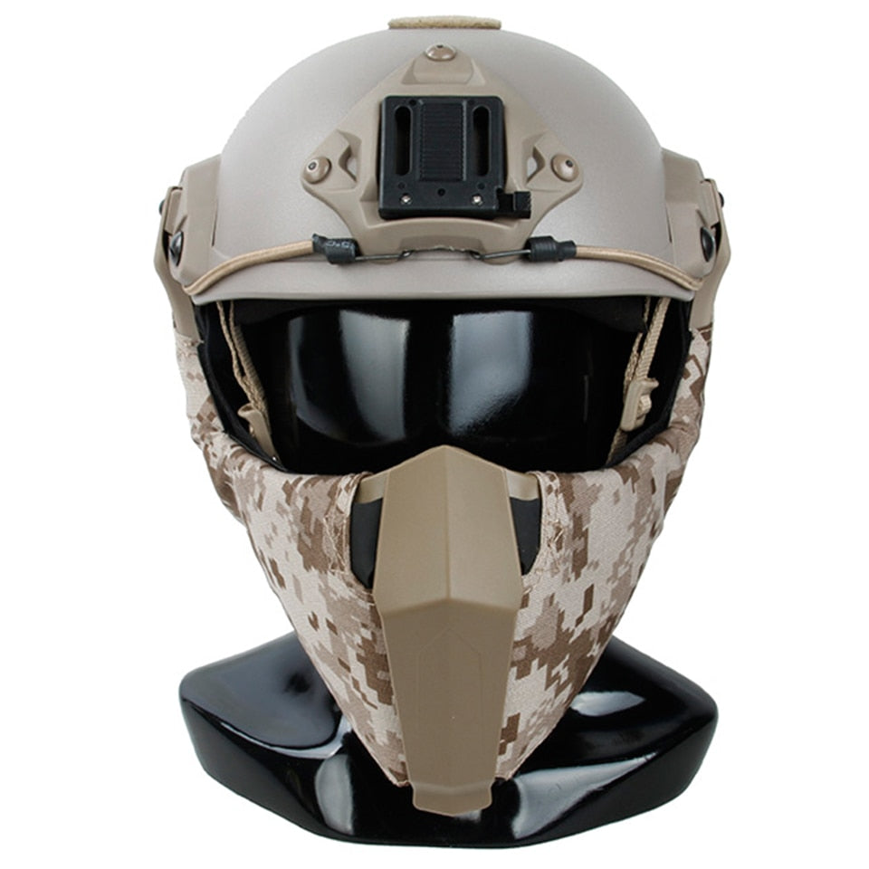 TMC Nylon Fabric for New Tactical Helmet Special Rail Connection Mask ...