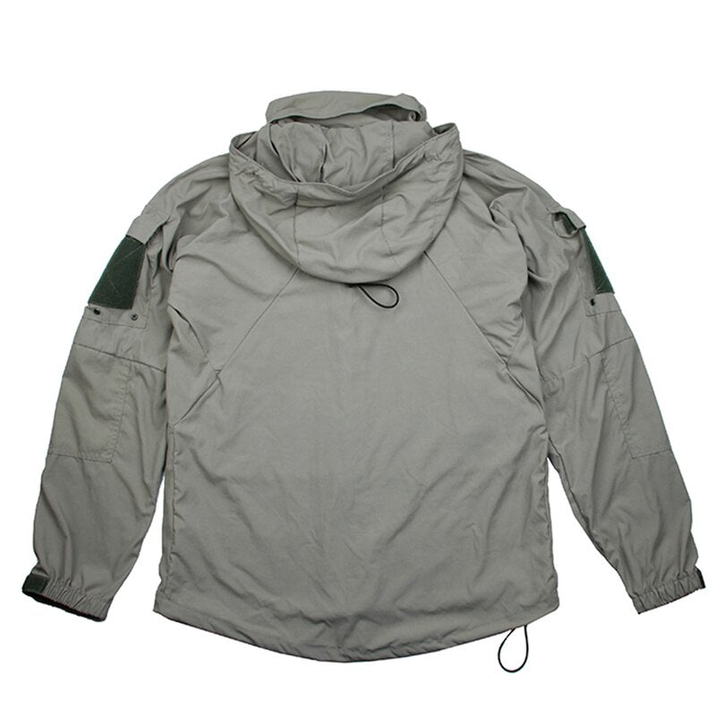 Tactical Nylon Soft Shell Zipper Coat PCU L5 Outdoor Assault Suit Hunting Jacket Wind Coat Hiking Climbing Jacket - 18 Tactical Nylon Soft Shell Zipper Coat PCU L5 Outdoor Assault Suit Hunting Jacket Wind Coat Hiking Climbing Jacket - 18