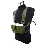 TMC Tactical Airsoft Lightweight Vest Modular Chest Rig Set
