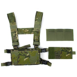 TMC Tactical Airsoft Lightweight Vest Modular Chest Rig Set