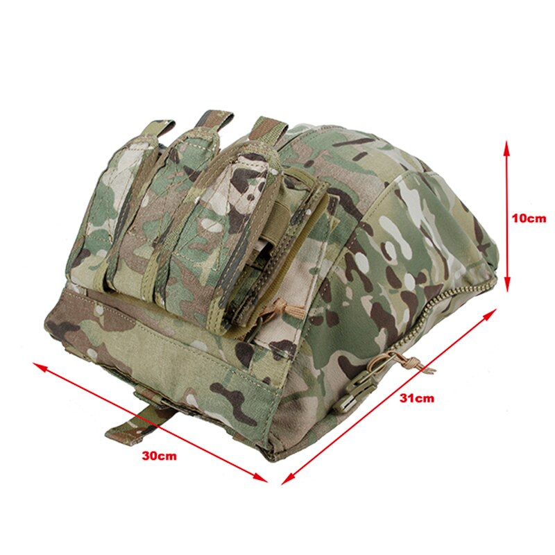 TMC Tactical BAG Zipper Pouch Back Military Vest Plate Bag