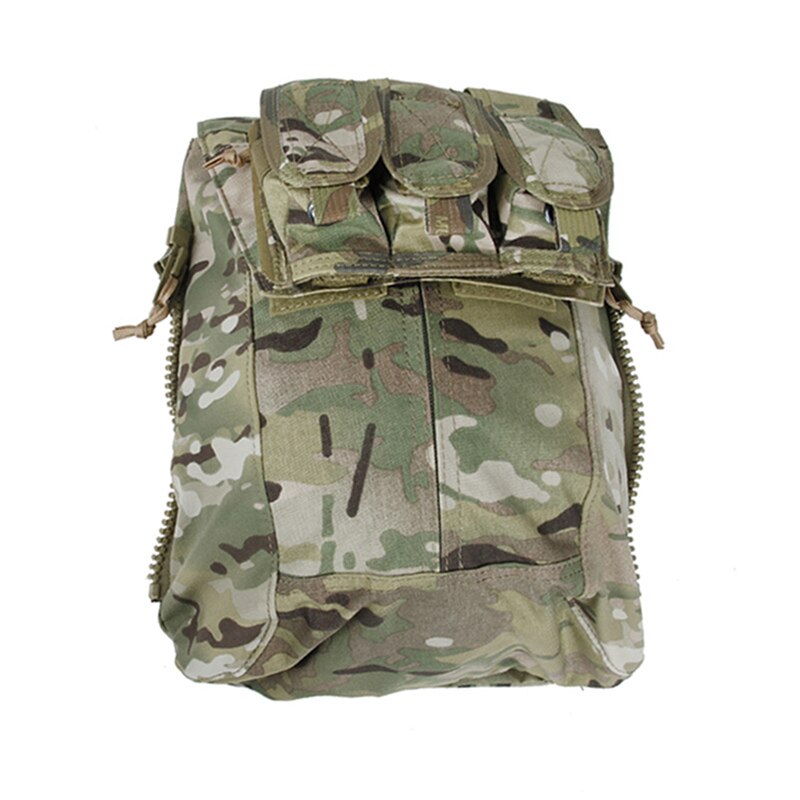 TMC Tactical BAG Zipper Pouch Back Military Vest Plate Bag